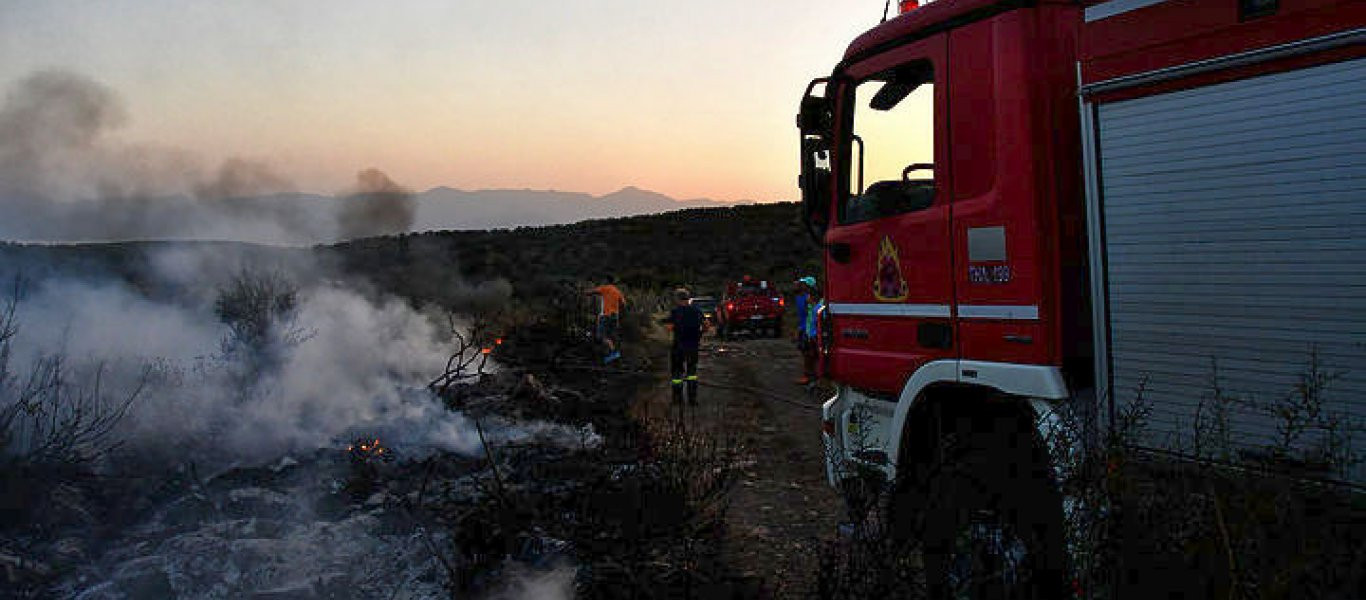 Υπό έλεγχο η φωτιά στην περιοχή Παναρίτι Ξυλοκάστρου